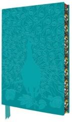 okładka Notatnik A5 linia BR Paw - witraż Louis Comfort książka