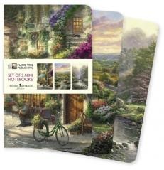 okładka Zestaw 3 notatników MINI Thomas Kinkade książka