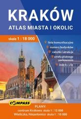 okładka Przewodnik Kraków atlas miasta i okolic książka | Praca Zbiorowa