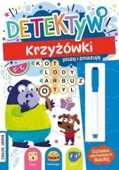 okładka Piszę i zmazuję detektyw krzyżówki książka | Praca Zbiorowa