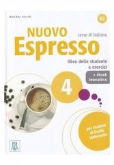 okładka Nuovo Espresso 4 podr. + ćw. + wersja cyfrowa książka | Bali Maria, Irene Dai