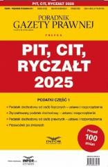 okładka PIT, CIT, ryczałt 2025 książka | Praca Zbiorowa