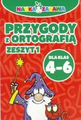 okładka Przygody z ortografią - zeszyt 1 Kl. 4-6 DAMIDOS książka