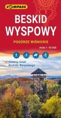 okładka Mapa turystyczna - Beskid Wyspowy 1:50 000 w.2025 książka | Praca Zbiorowa