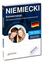 okładka Niemiecki - Konwersacje + CD mp3 EDGARD książka | Praca Zbiorowa