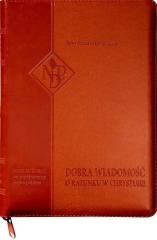 okładka Nowy Testament NPD suwak paginatory ceglasty książka | Praca Zbiorowa