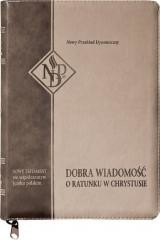 okładka Nowy Testament NPD suwak paginatory beżowy książka | Praca Zbiorowa