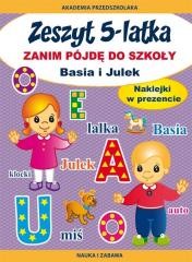 okładka Zeszyt 5-latka. Zanim pójdę do szkoły książka | Joanna Paruszewska