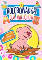 okładka Kolorowanka dla maluchów 3. Świnka książka