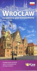 okładka Plan kieszonkowy rysunkowy - Wrocław 1:17 000 książka | Praca Zbiorowa