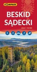 okładka Mapa - Beskid Sądecki 1:50 000 książka | Praca Zbiorowa