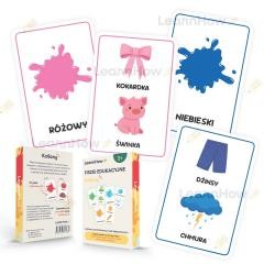 okładka Karty obrazkowe Fiszki Kolory książka