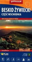 okładka Mapa - Beskid Żywiecki cz. wszchodnia 1:25 000 książka | Praca Zbiorowa