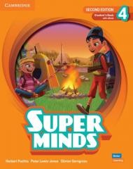 okładka Super Minds Level 4 SB with eBook książka | Gunter Gerngro, Peter Lewis-Jones, Herbert Puchta