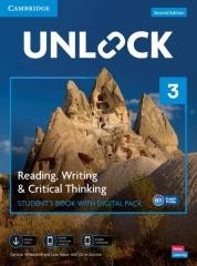okładka Unlock 3 Reading, Writing&Critical Thinking SB książka | Baker Lida, Westbrook Carolyn