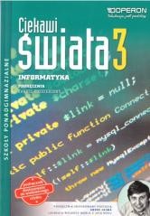okładka Informatyka LO 3 Ciekawi świata podr. ZR OPERON książka | Ewa Mikołajewicz