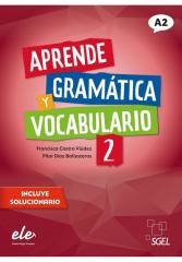 okładka Aprende Gramatica y vocabulario 2 A2 książka | Castro Viudez, Diaz Ballesteros, Franciszka, Pilar