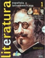 okładka Literatura espanola y latinoamericana 1 + CD książka | Praca Zbiorowa