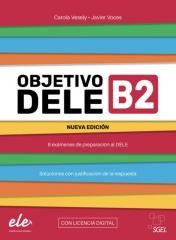 okładka Objetivo DELE B2 Nueva Edicion 2024 + online książka | Carmen BordónMartinez, Teresa BordónMartinez