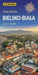 okładka Plan miasta - Bielsko-Biała 1:20 000 książka | Praca Zbiorowa