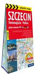 okładka Plastic map Szczecin, Świnoujście, Police w.2025 książka | Praca Zbiorowa