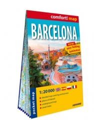 okładka Comfort! map Barcelona midi 1:20 000 plan miasta książka | Praca Zbiorowa