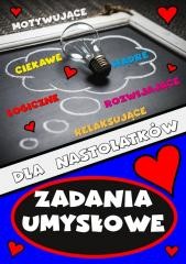 okładka Zadania umysłowe dla nastolatków książka | Agnieszka Wileńska