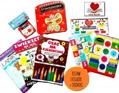 okładka Dla przedszkolaka. Zestaw 3 książek z dodatkami książka | Agnieszka Wileńska