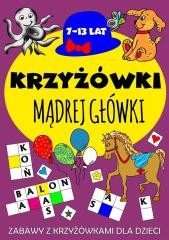 okładka Krzyżówki mądrej główki 7-13 lat książka | Agnieszka Wileńska