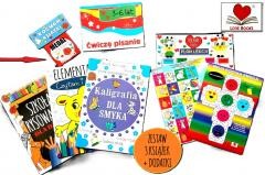 okładka Ćwiczę pisanie 3-6 lat. Zestaw 3 książek z dodatka książka | Agnieszka Wileńska