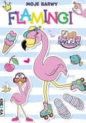okładka Moje barwy. Flamingi książka | Praca Zbiorowa