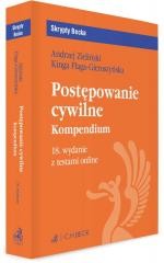 okładka Postępowanie cywilne. Kompendium z testami online książka | Praca Zbiorowa