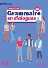 okładka Grammaire en dialogues Niveau intermediaire B1 książka | Miquel Claire