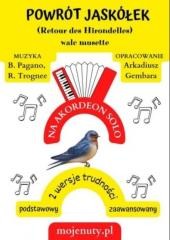 okładka Powrót jaskółek książka | B.Pagano, R. Trogne