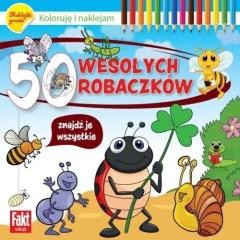 okładka 50 wesołych robaczków książka | Praca Zbiorowa