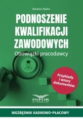 okładka Podnoszenie kwalifikacji zawodowych książka | Bożena Pęśko