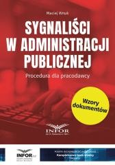 okładka Sygnaliści w administracji publicznej książka | Maciej Wnuk