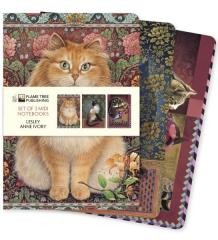 okładka Zestaw 3 notatników MIDI Lesley Anne Ivory Koty książka