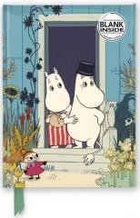 okładka Notatnik A5 gładki TW Muminki Mama, Tata i Mała Mi książka