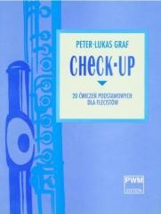 okładka Check - up. 20 podstawowych ćwiczeń dla flecistów książka | Peter-Lukas Graf