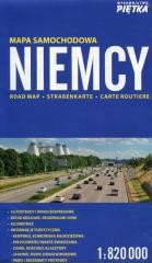 okładka Niemcy mapa samochodowa 1:820 000 w.2018 książka