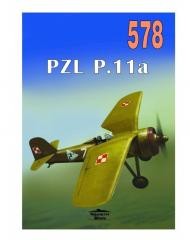 okładka Nr 578 PZL P11A książka | Janusz Ledwoch
