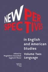 okładka New Perspectives in English and American Studies książka | Zygmunt Mazur, red. MagdalenaSzczyrbak