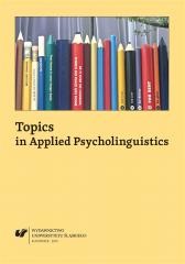 okładka Topics in Applied Psycholinguistics książka | red. DanutaGabryś-Barker