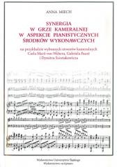 okładka Synergia w grze kameralnej w aspekcie.. książka | Anna Miech