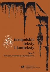 okładka Staropolskie teksty i konteksty T.7 książka | Jan Malicki, red. TeresaBanaś-Korniak