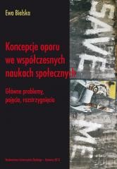 okładka Koncepcje oporu we współczesnych naukach... książka | Ewa Bielska