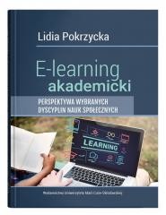 okładka E-learning akademicki książka | Pokrzycka Lidia