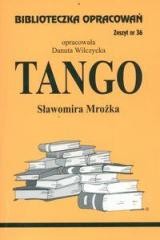 okładka Biblioteczka opracowań nr 036 Tango książka | Danuta Wilczycka
