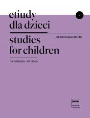 okładka Etiudy dla dzieci na fortepian 2 książka | Raube Stanisława